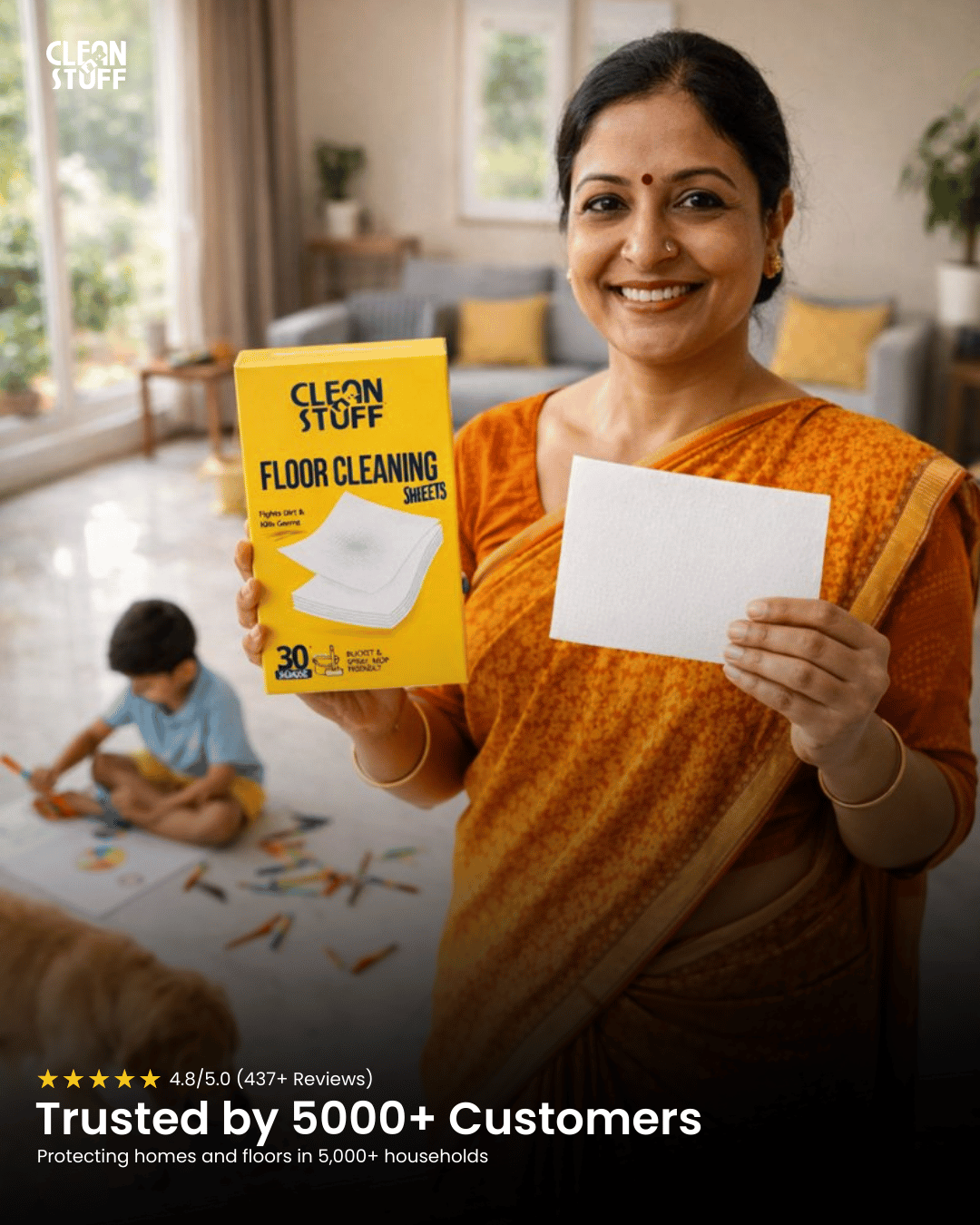 FLOOR CLEANING SHEETS